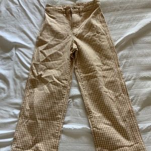 Madewell Slim Wide Leg Emmet Crop Pants